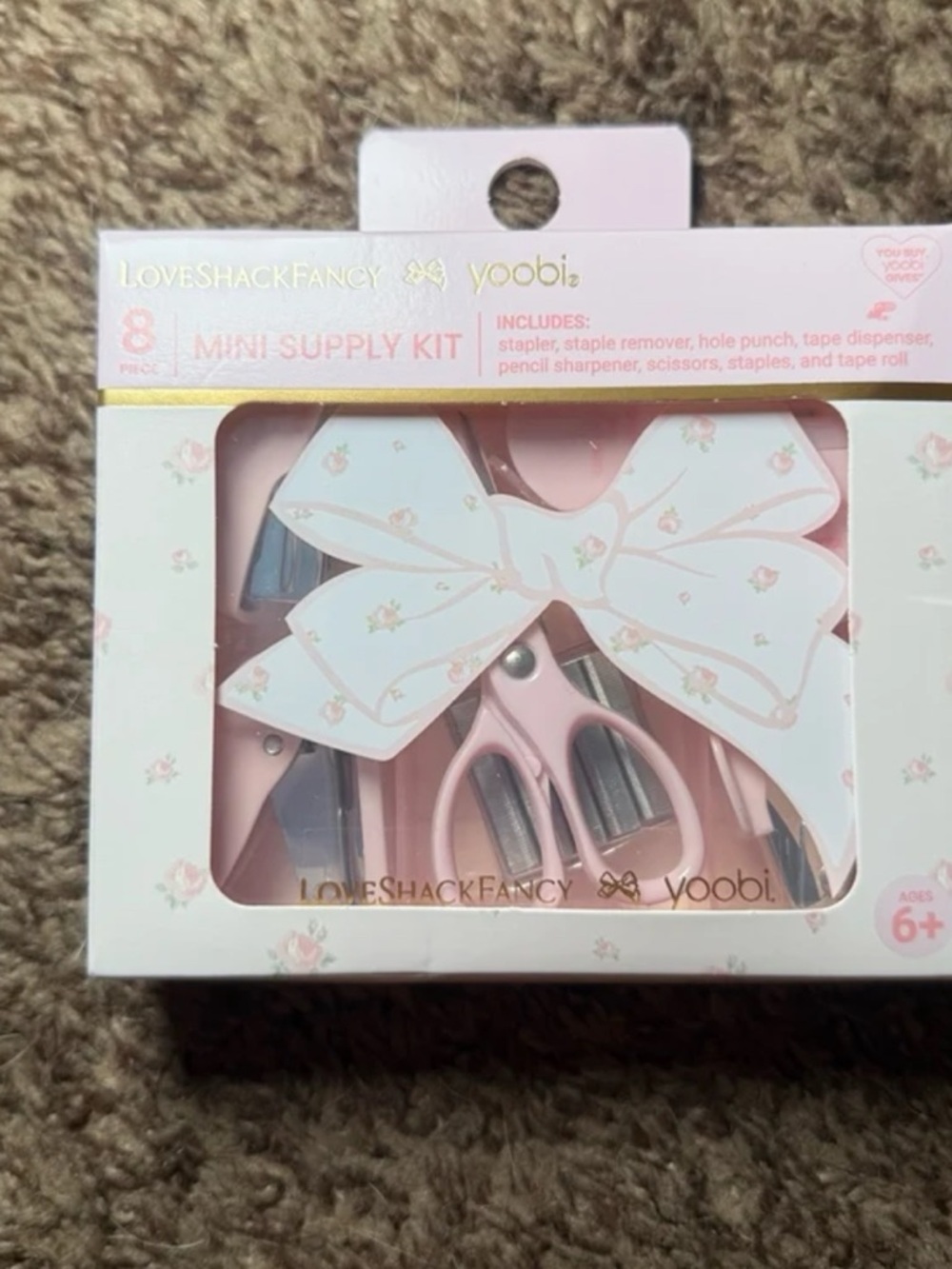 LoveShackFancy x Target Yoobi Blooming Heirloom Ditsy Mini Supply Kit
